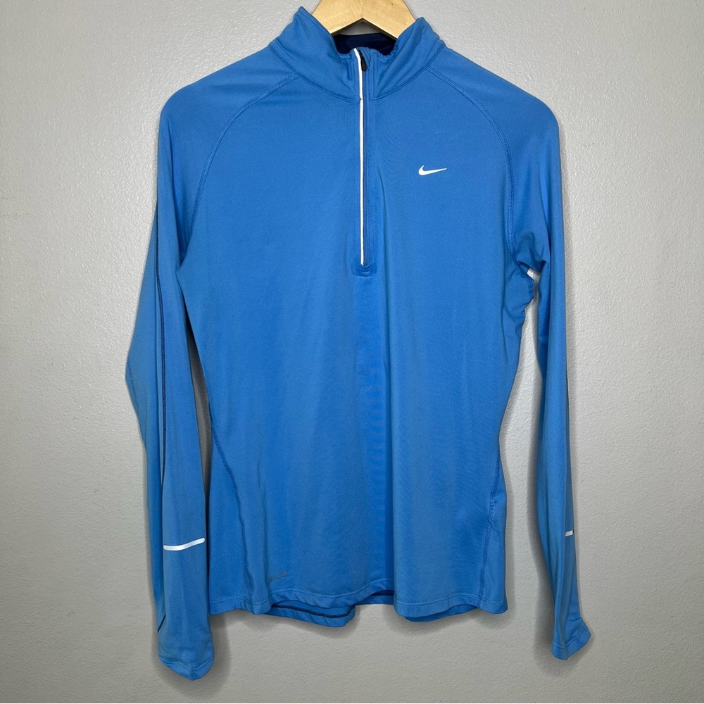 Nike Sweater Womens Pullover 1/2 Zip Crossfit Yoga Activewear Running Gym -Large